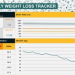 Monthly Weight Loss Tracker Template 02