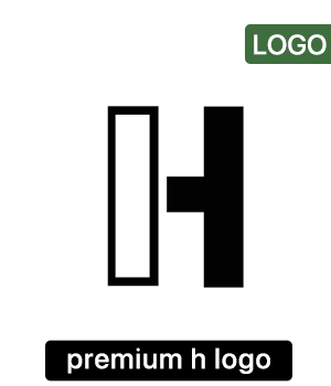 Premium H Logo – Modern Brand Lettermark