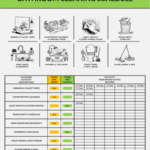 Bathroom Cleaning Schedule Template